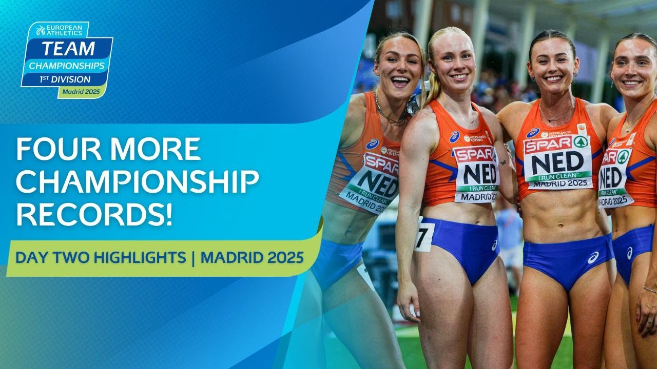Dutch Relay Teams Shine at Day 2 of Madrid 2025 🇳🇱