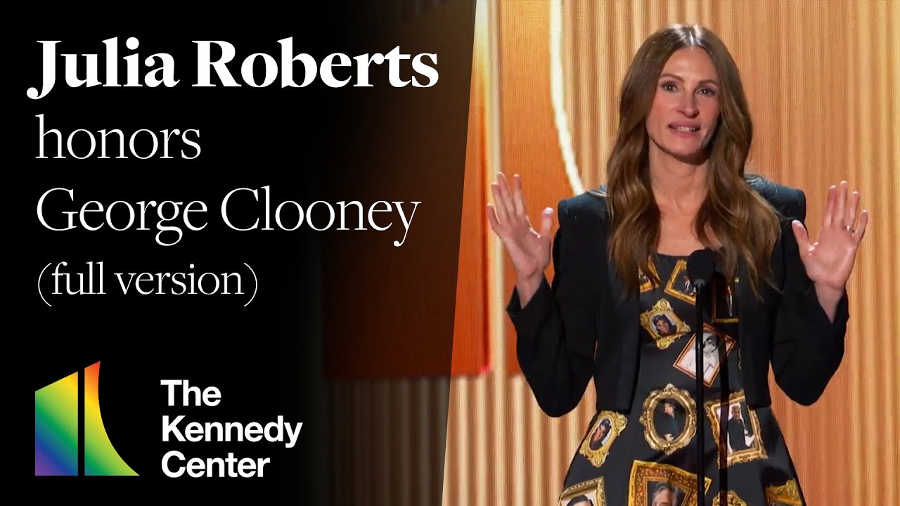 Julia Roberts Honors George Clooney at Kennedy Center π