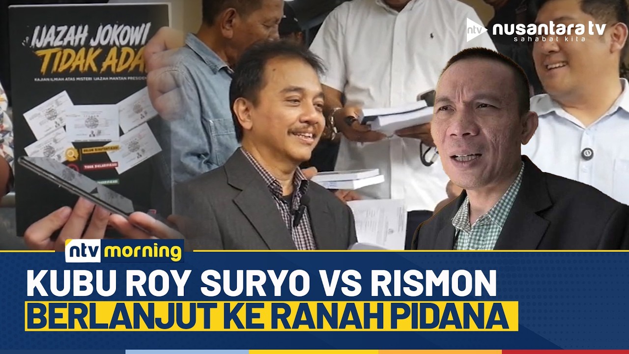 Mantan Kawan Jadi Lawan! Roy Suryo CS Polisikan Rismon dan Tim Penulis Buku | NTV MORNING