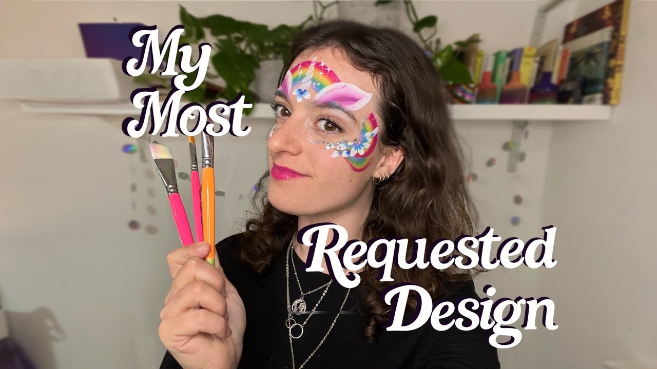 Unicorn face paint tutorial 🌈🦄✨