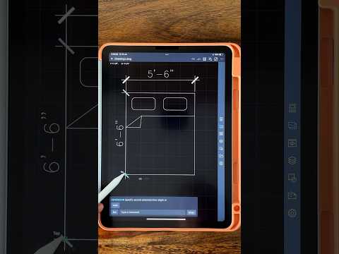 How To Add Dimensions In AutoCAD- iPad |Day10| #shorts #autocad #cad #ipad #ipadpro #2d #drawing