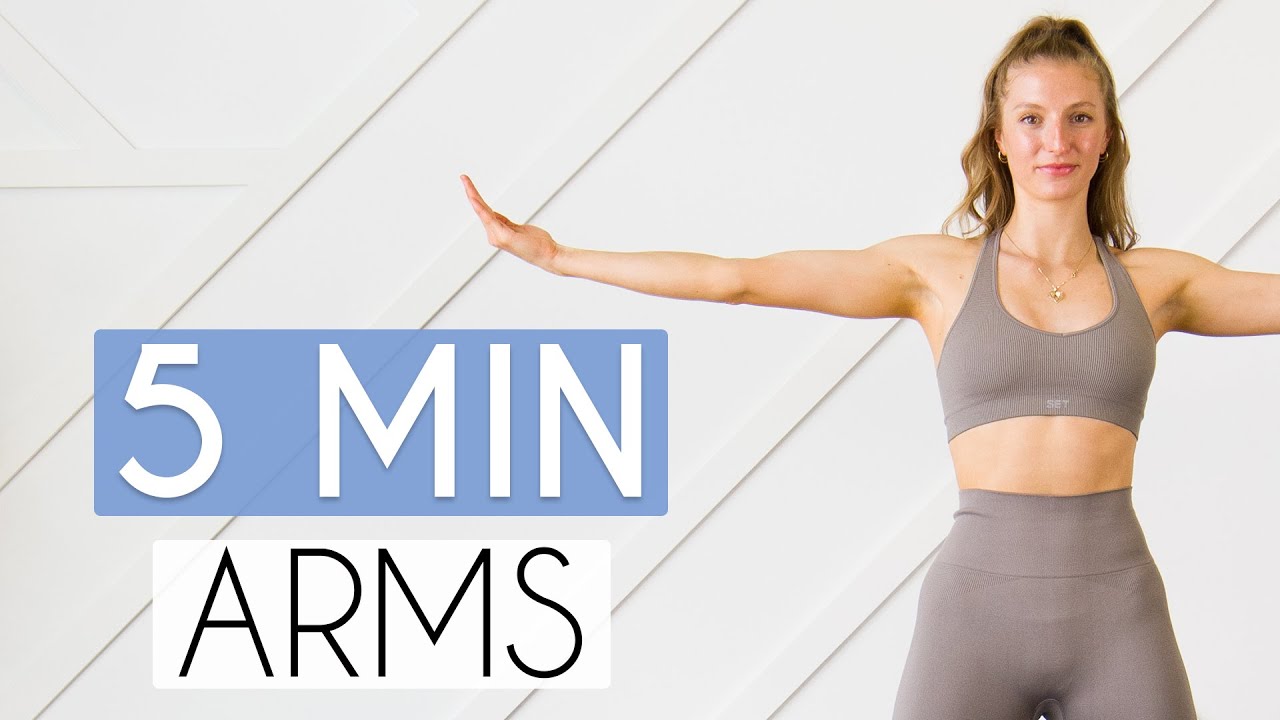 5-Minute No-Equipment Arm Toning Workout 💪