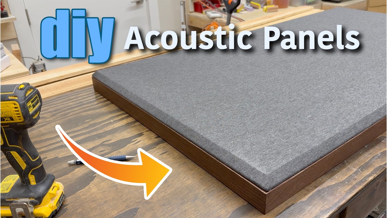 DIY Acoustic Panels for Better Sound ๐ถ