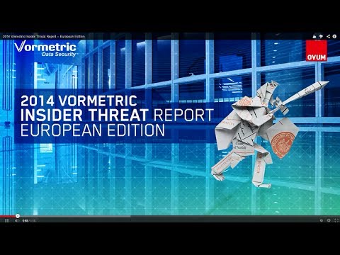 2014 Vormetric Insider Threat Report -- European Edition
