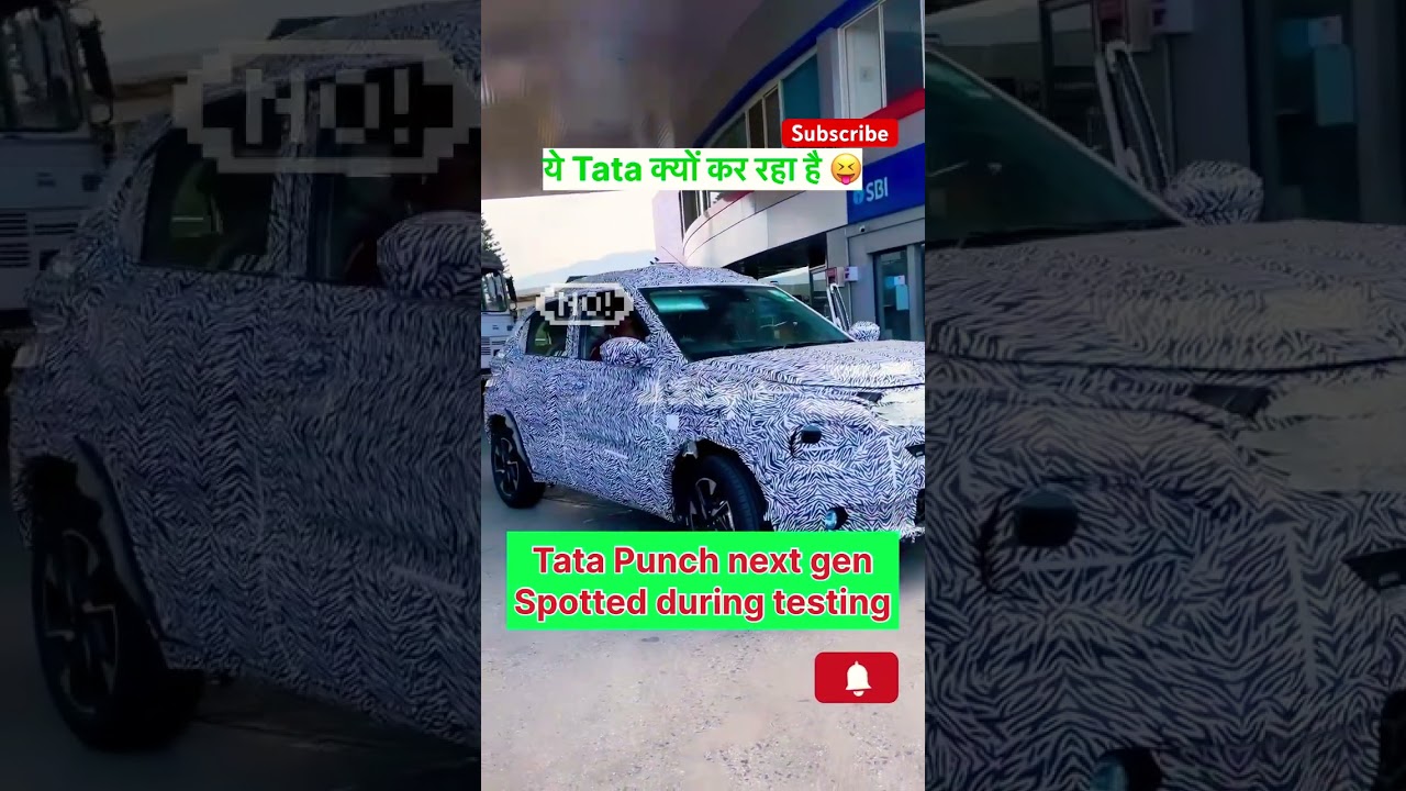 Tata Punch 2025 Facelift Spotted Testing 🚗