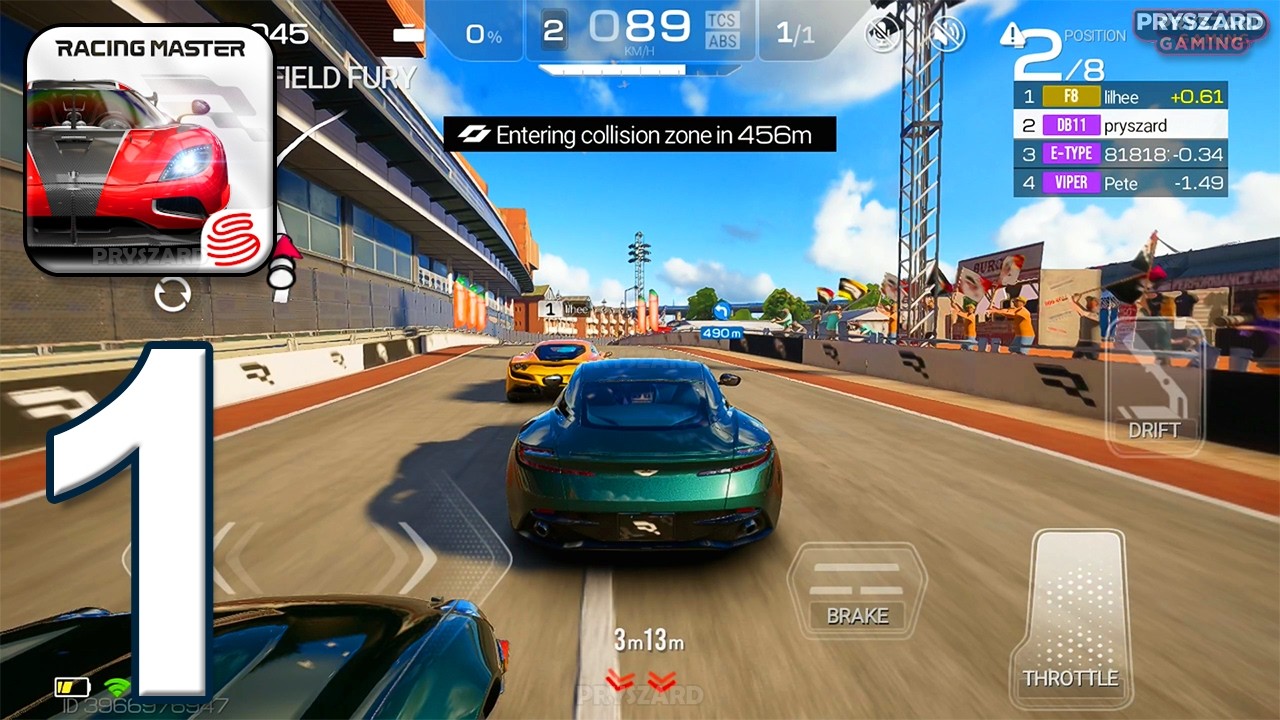 Racing Master - Gameplay Walkthrough Part 1 - Tutorial Max Graphics (iOS, Android)