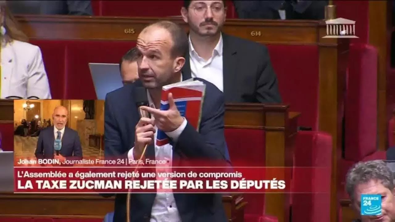 Budget : la taxe Zucman sur les hauts patrimoines rejetée • FRANCE 24