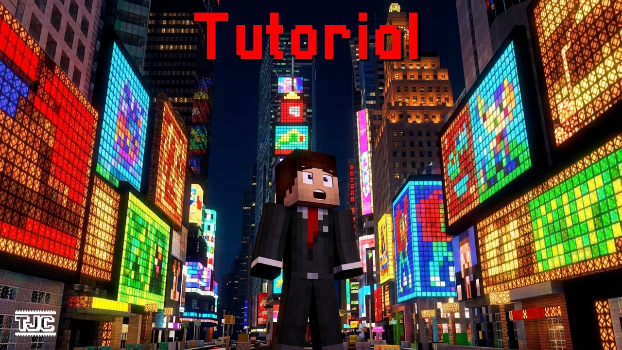 Diese ANIMIERTE REDSTONE DISPLAYS sind ein GAMECHANGER - Tutorial & Erklärung