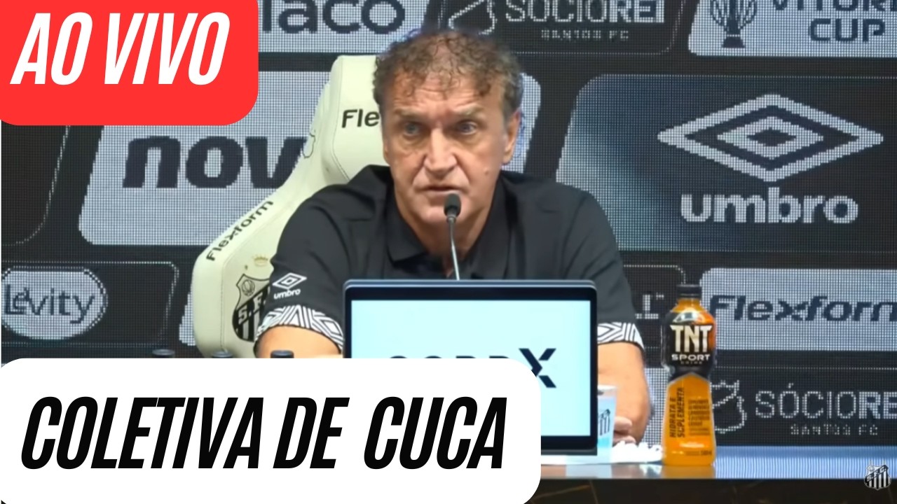 Coletiva de Cuca ao Vivo + Pós Jogo Cruzeiro x Santos ⚽