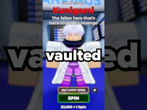 Vault Kunigami NOW!🤬😤 #roblox #bluelock
