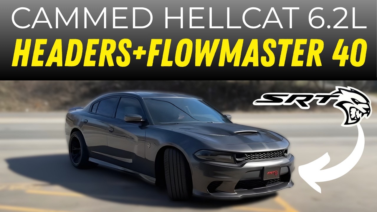 Cammed Dodge Charger Hellcat with Flowmaster 40 Series! 🔧