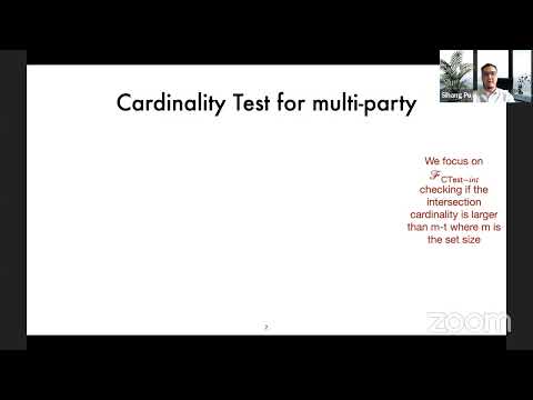 s-20: Cryptographic Protocols and Secure Computation II