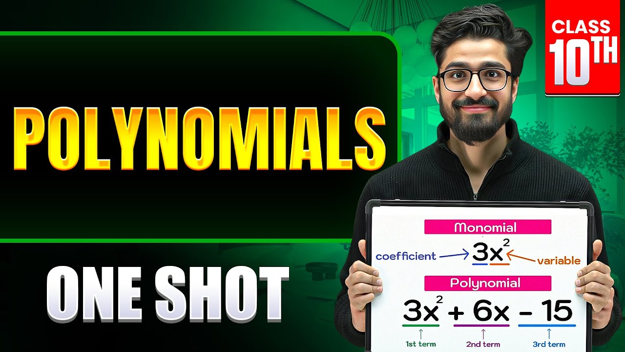 Polynomials Class 10 Maths in ONE SHOT π₯
