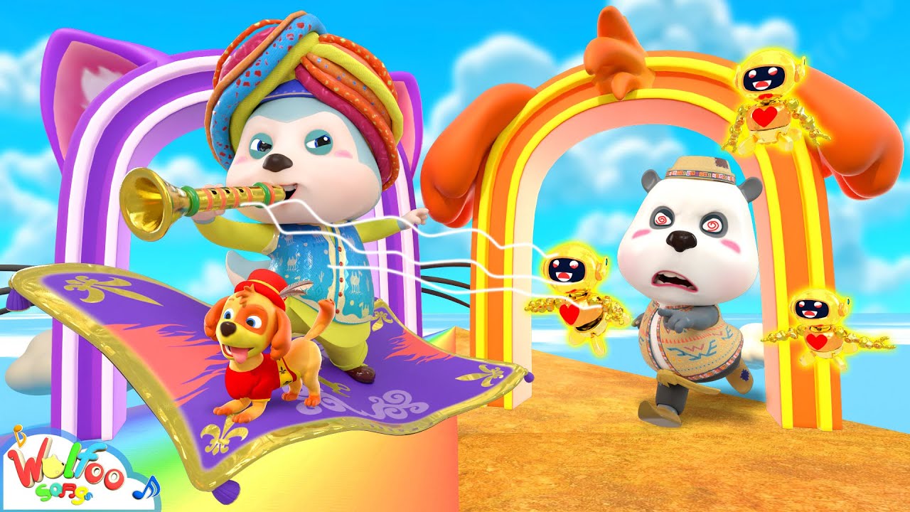 Magic Flute Controls Everyone | Kids Funny Song | Nursery Rhymes & Wolfoo Kids Songs