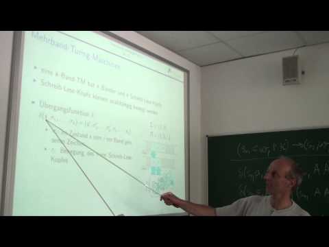 Theoretische Informatik Vorlesung Nr. 18