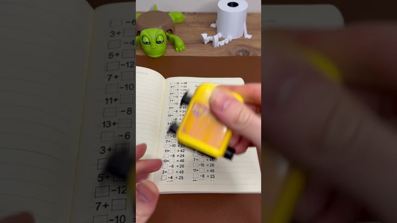 Make Math Fun at Home with the Quick Quiz Roller Stamp 🧮