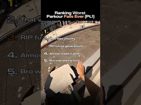 Worst Parkour Failsπ#ranking #parkour #fails