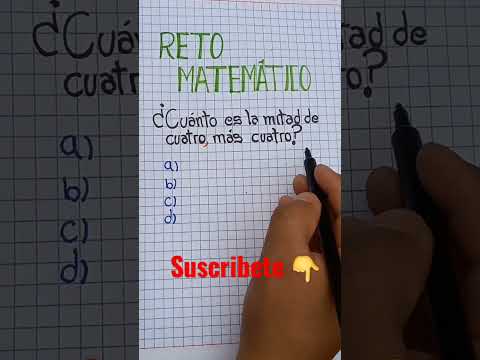 RETO MATEMÁTICO #matemática #shortsyoutube #retomatematico
