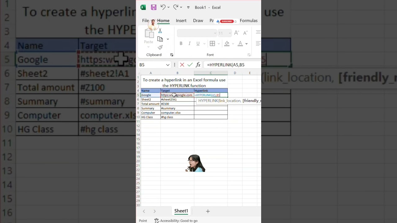 Mastering the HYPERLINK Function in Excel