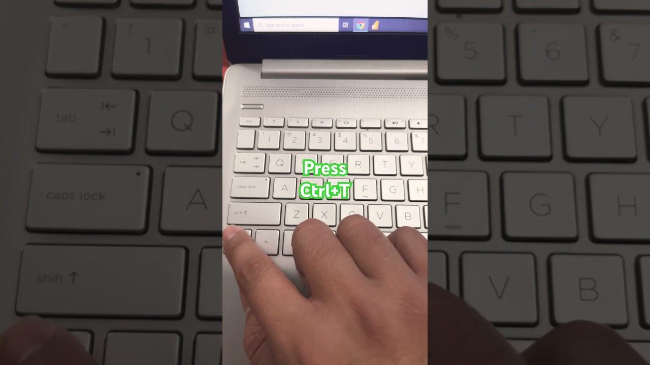 Chrome Shortcut: Open New Tab Quickly π