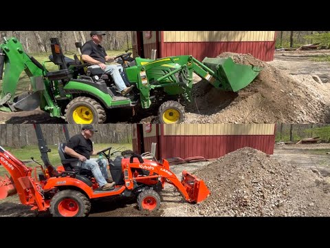 Kubota BX23S vs John Deere 1025R: Day 2 Comparison