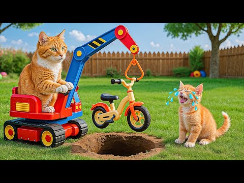 Mama Cat & Kitten Sell Bubble Tea to Buy Kitten’s Dream Crane Toy 🐾🐱❤️ | Heartwarming Story