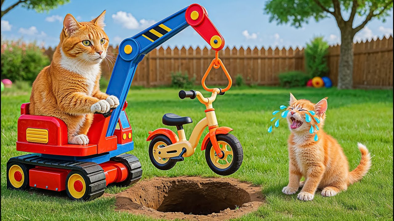 Mama Cat & Kitten Sell Bubble Tea for Dream Crane 🐱