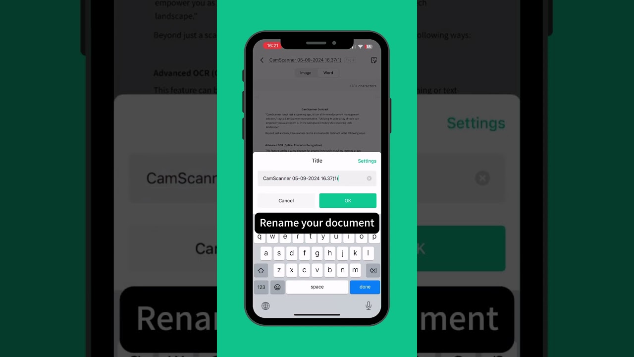 Convert PDF to Word with CamScanner 📄