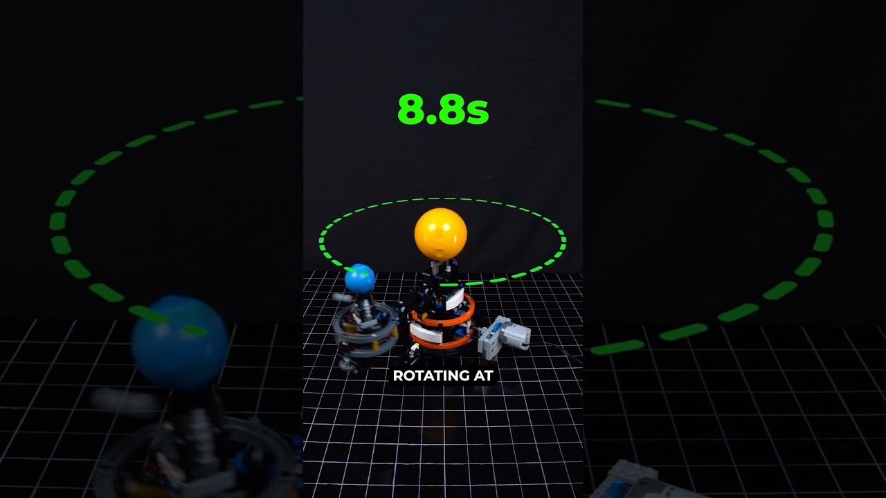 How Fast Can This Spin? #lego #machine #astronomy