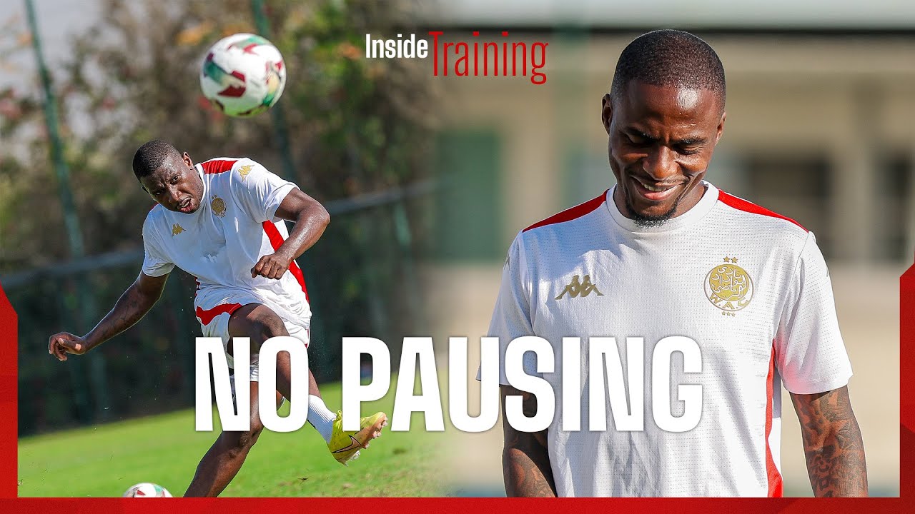 Wydad AC Training Session: Final Prep for the Next Match ⚽