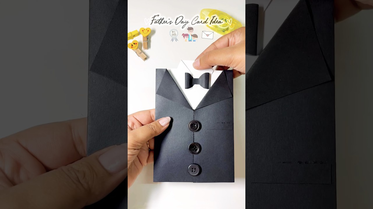 Easy DIY Father’s Day Card Idea 🧔🏻♂️