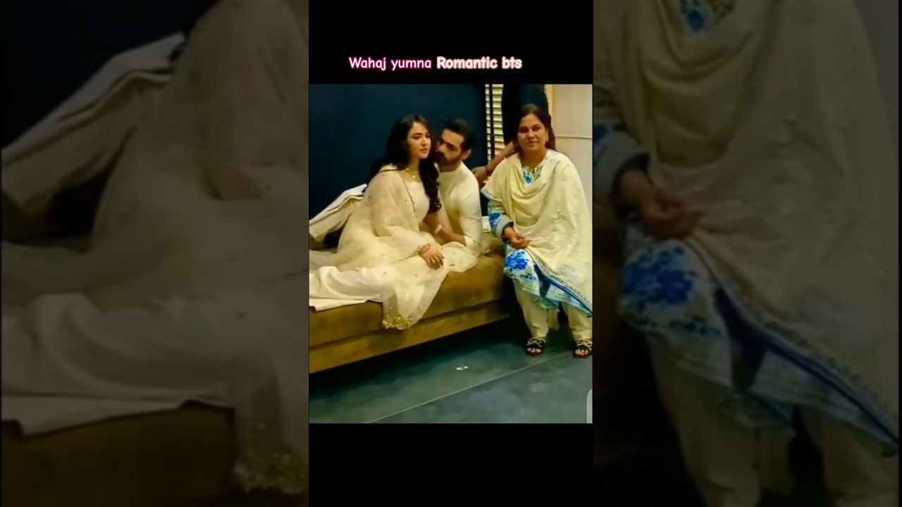 Wahaj Ali & Yumna Zaidi's Romantic BTS Moments 💖