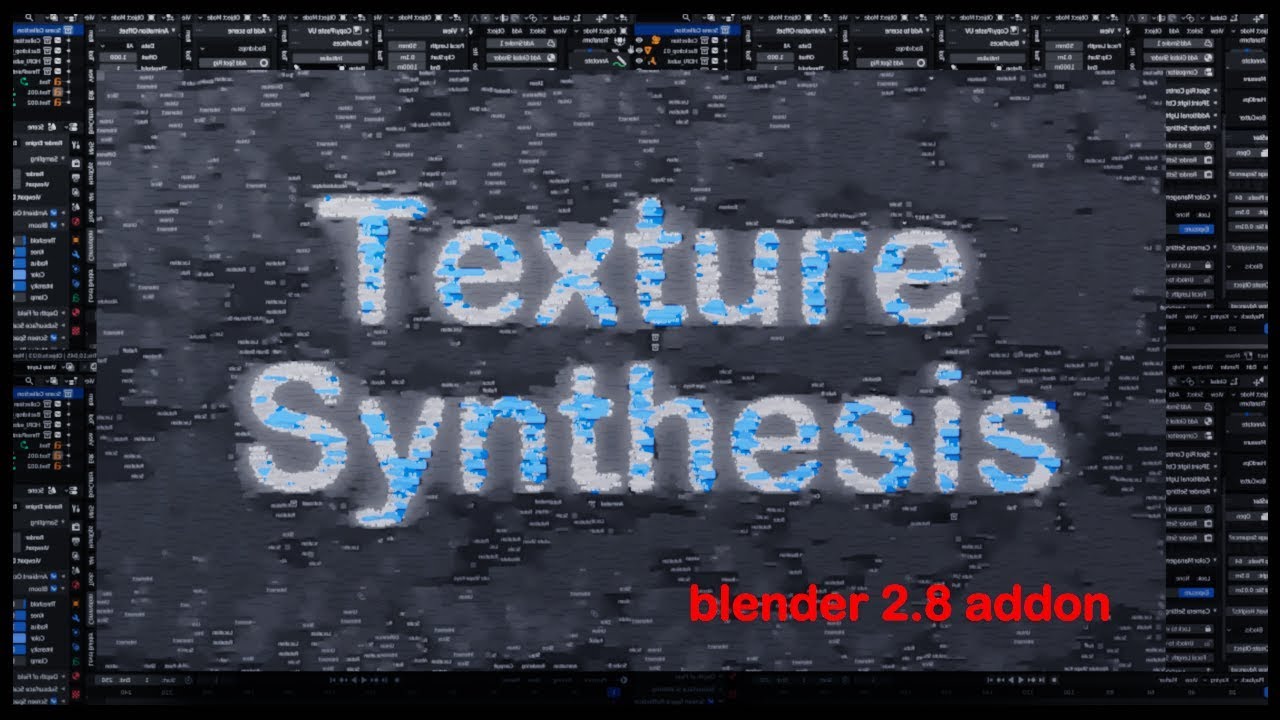 Enhance Your Blender 2.8 Workflow with the Texture Synthesis Addon 🎨