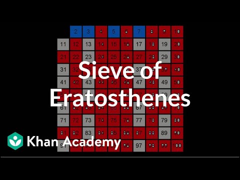 Sieve of Eratosthenes | Journey into cryptography | Computer Science | Khan Academy