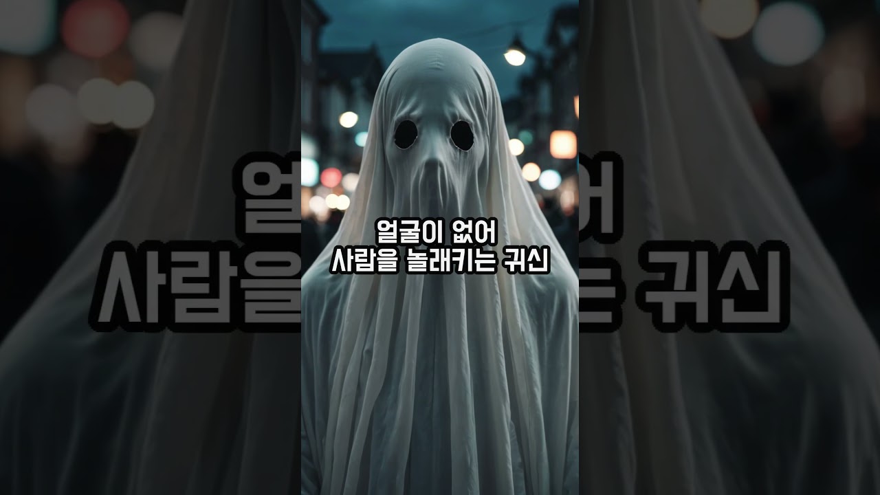 얼굴없는 귀신 무면귀 등장 👻