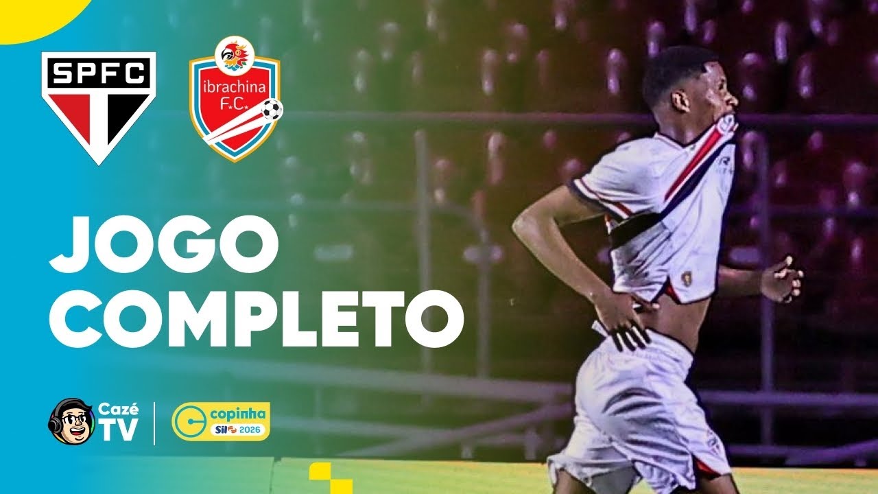 São Paulo x Ibrachina | Copinha 2026 Semifinal ⚽