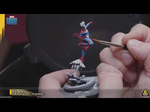 Atomic Mass Games - Marvel: Crisis Protocol - Painting Earth's Mightiest Core Set Captain Marvel