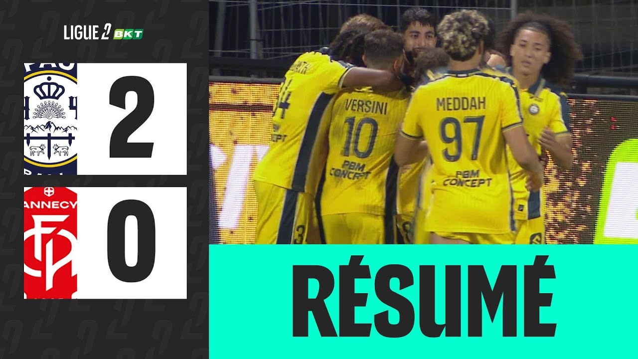 PAU FC Beats Annecy 2-0 in Ligue 2 BKT Opener ⚽
