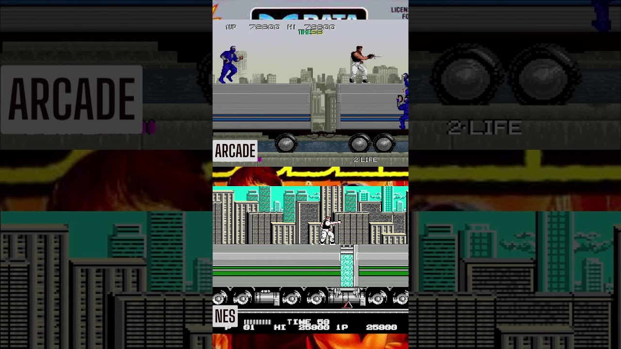 Bad Dudes: Arcade vs NES Showdown 🎮