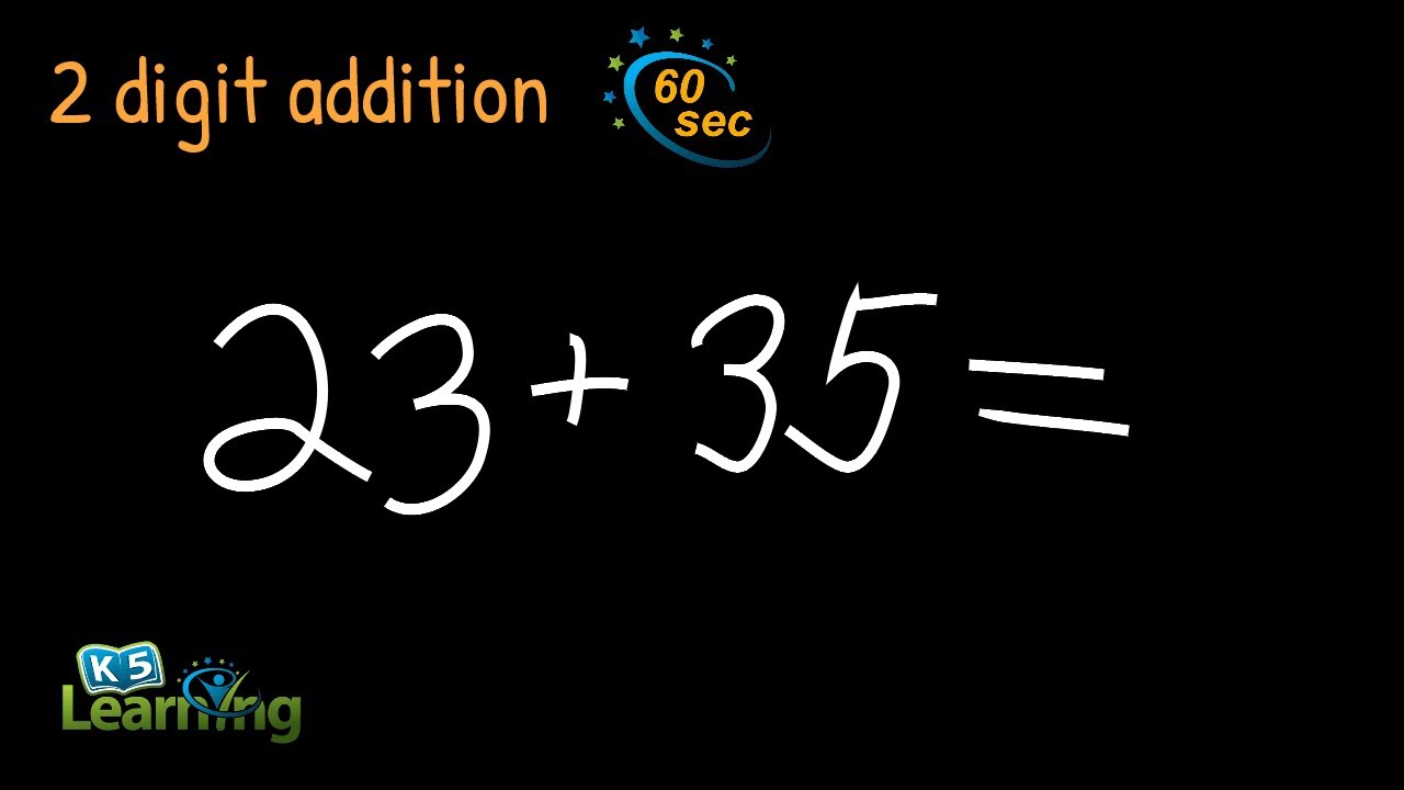 2-Digit Addition Without Regrouping | Example