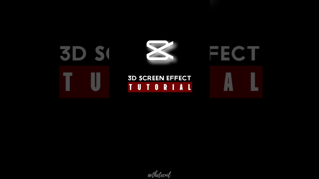 Create Stunning 3D Screen Effects in CapCut π¬ | Quick Tutorial