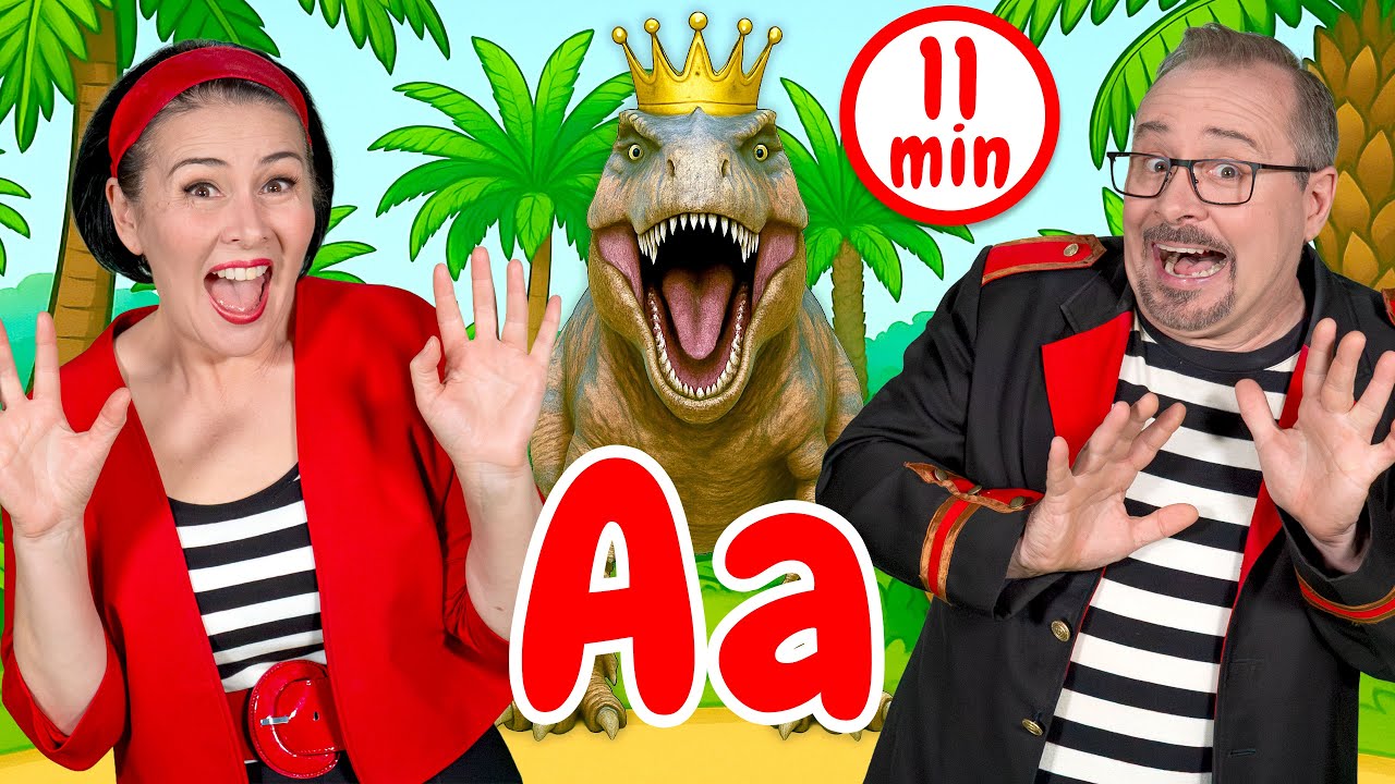 ABC Dinosaur Songs & More for Kids 🦖