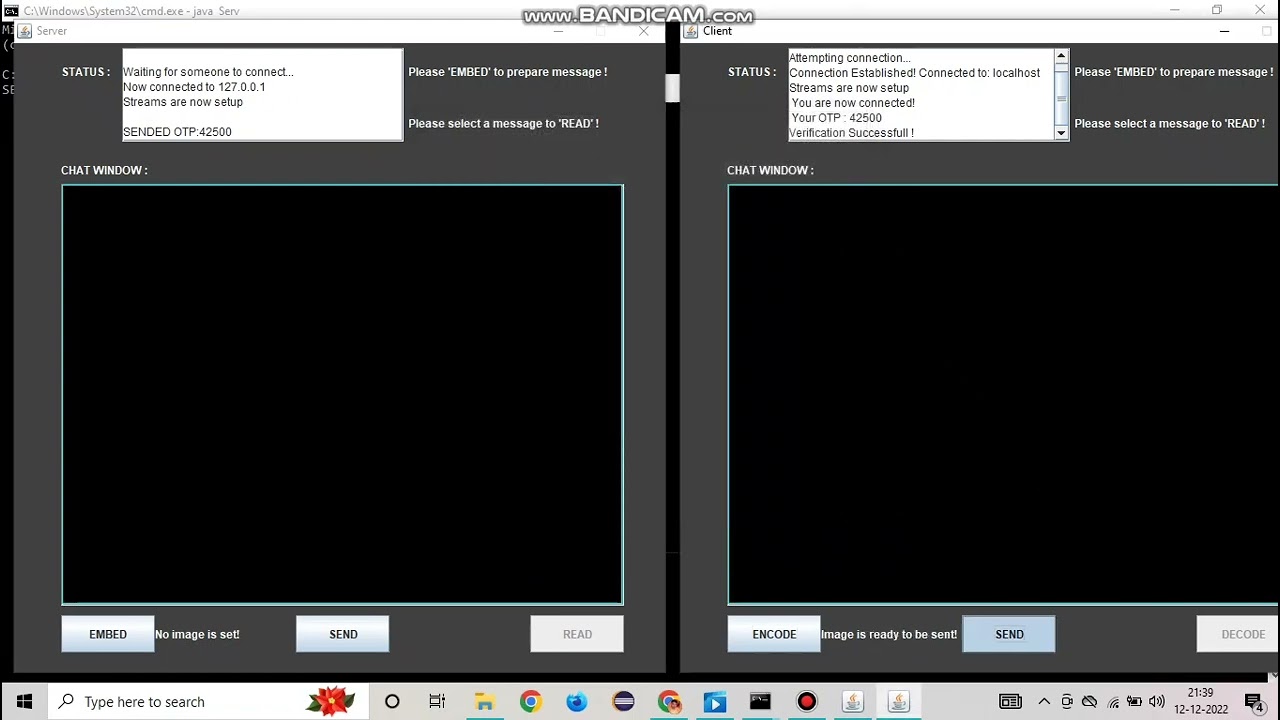 Secure Data Transfer with Image Steganography & Socket Programming in Java π