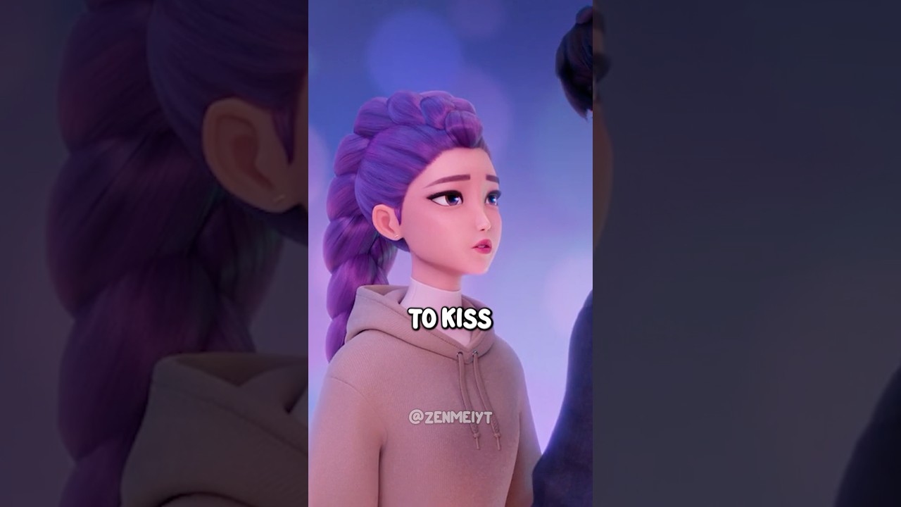 Rumi & Jinu's Kiss Scene in Kpop Demon Hunters 💖