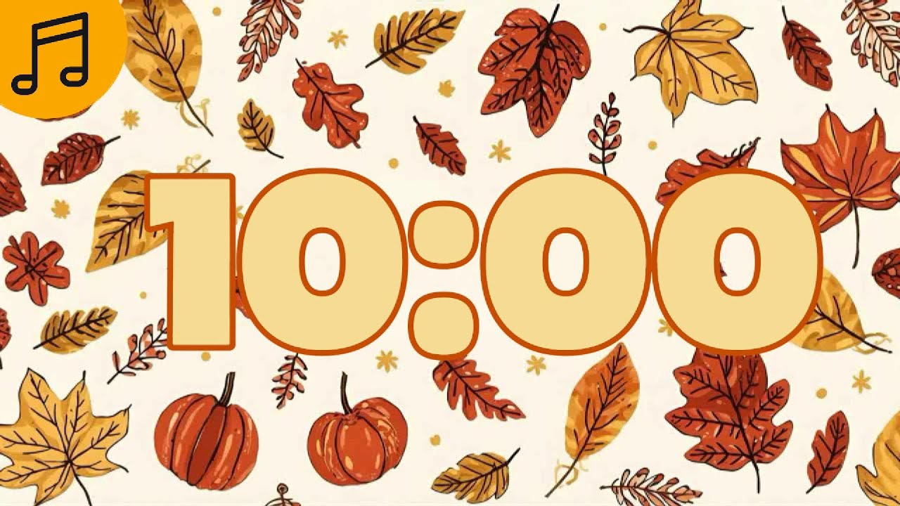 10-Minute Autumn Classroom Timer & Soothing Songs 🍂