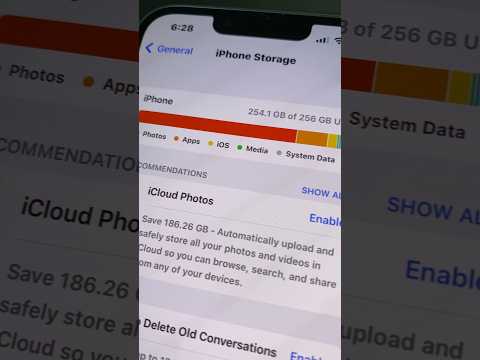 | Storage Hacks | Empty your iPhone without deleting anything | #iphoneuser #shorts