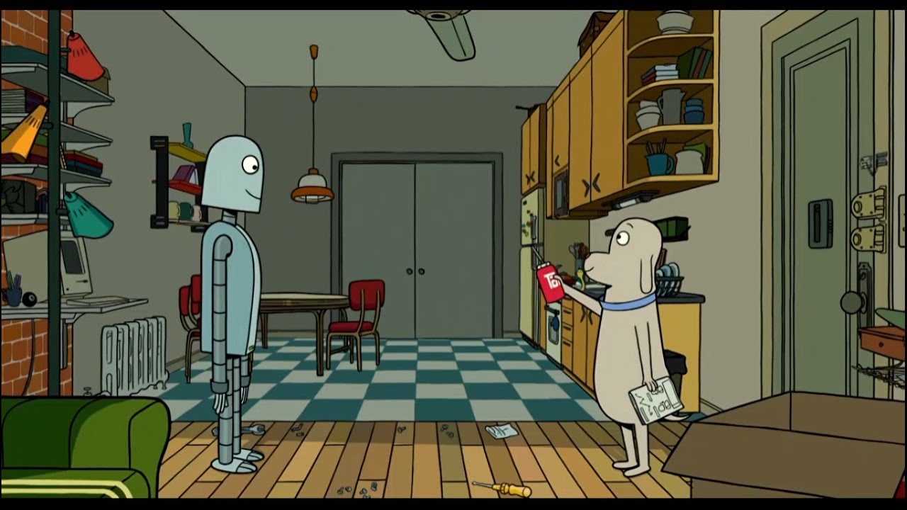 Robot Dreams (2023): Dog and Robot meet each other