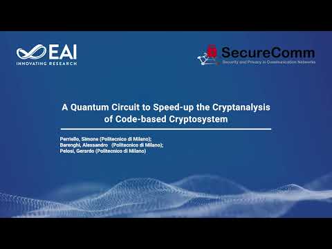 A Quantum Circuit to Speed-up the Cryptanalysis of Code-based Cryptosystem