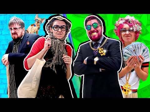 Reiche Großeltern VS arme Großeltern! Wer wird gewinnen? GUTE SHOW lustiges Video