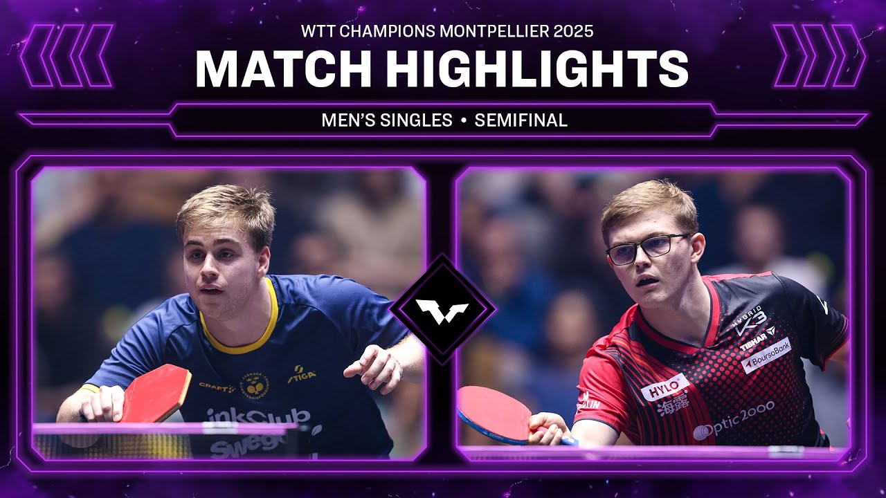 Epic Showdown: Truls Moregard vs Alexis Lebrun at WTT Montpellier 2025 🏓